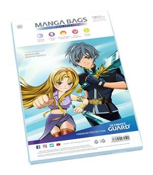 Manga Bags fundas bolsas 100 Ultimate Guard | 4260250072592 | Tienda de Cómics, Manga, Magic y Pokémon en Torrejón de Ardoz
