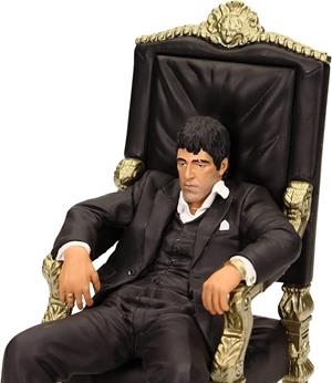 TONY MONTANA SENTADO FIGURA 18 CM SCARFACE | 8436535275156 | Tienda de Cómics, Manga, Magic y Pokémon en Torrejón de Ardoz