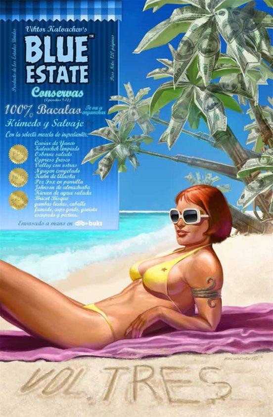 BLUE ESTATE Nº3 | 9788415850236 | VIKTOR KALVACHEV | Tienda de Cómics, Manga, Magic y Pokémon en Torrejón de Ardoz
