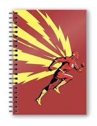 LIBRETA ESPIRAL FLASH RAYOS UNIVERSO DC | 8435450240416 | Tienda de Cómics, Manga, Magic y Pokémon en Torrejón de Ardoz