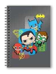 LIBRETA ESPIRAL JUSTICE LEAGUE CHIBI UNIVERSO DC | 8435450240430 | Tienda de Cómics, Manga, Magic y Pokémon en Torrejón de Ardoz