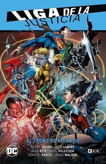LIGA DE LA JUSTICIA SAGA NUEVO UNIVERSO VOL. 03: EL TRONO DE ATLANTIS | 9788419279149 | BRAD WALKER - GEOFF JOHNS - IVAN REIS - JEFF LEMIRE - PAUL PELLETIER - TONY S. DANIEL | Tienda de Cómics, Manga, Magic y Pokémon en Torrejón de Ardoz