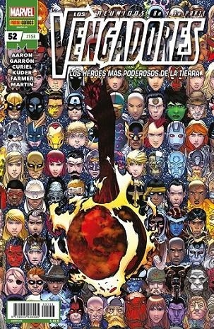 LOS VENGADORES 52 (153) DE JASON AARON | 977000543600500153 | JASON AARON - JIM TOWE - JAVIER GARRÓN | Tienda de Cómics, Manga, Magic y Pokémon en Torrejón de Ardoz