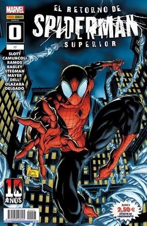 SPIDERMAN SUPERIOR 00 El retorno de Spiderman Superior Enero 2024 | 977000554800500007 | GIUSEPPE CAMUNCOLI - RYAN STEGMAN - DAN SLOTT - HUMBERTO RAMOS - MARK BAGLEY | Tienda de Cómics, Manga, Magic y Pokémon en Torrejón de Ardoz