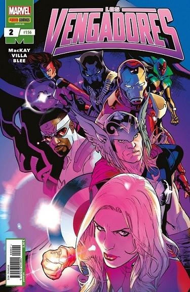 LOS VENGADORES 02 (156)  ETAPA MACKAY | 977293845100100002 | JED MACKAY - C.F. VILLA | Tienda de Cómics, Manga, Magic y Pokémon en Torrejón de Ardoz