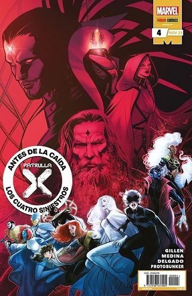 PATRULLA-X: ANTES DE LA CAÍDA 04 LOS CUATRO SINIESTROS | 977293843700500004 | PACO MEDINA - KIERON GILLEN | Tienda de Cómics, Manga, Magic y Pokémon en Torrejón de Ardoz