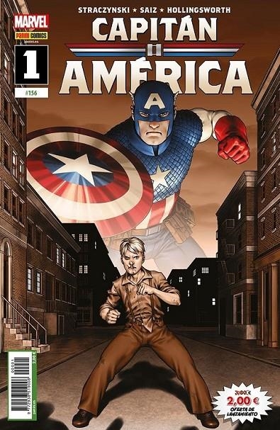 CAPITÁN AMERICA 01 #156 Etapa  J. MICHAEL STRACZYNSKI Enero 2024 | 977293851900800001 | ESÚS SAIZ - J. MICHAEL STRACZYNSKI | Tienda de Cómics, Manga, Magic y Pokémon en Torrejón de Ardoz