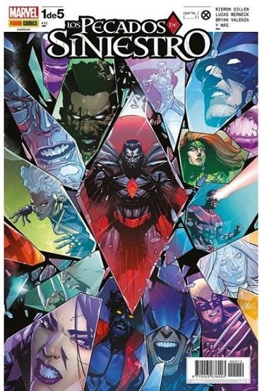 INMORTAL PATRULLA-X V1 12 LOS PECADOS DE SINIESTRO 1 DE 5 | 977000563800300012 | KIERON GILLEN - LUCAS WERNECK | Tienda de Cómics, Manga, Magic y Pokémon en Torrejón de Ardoz