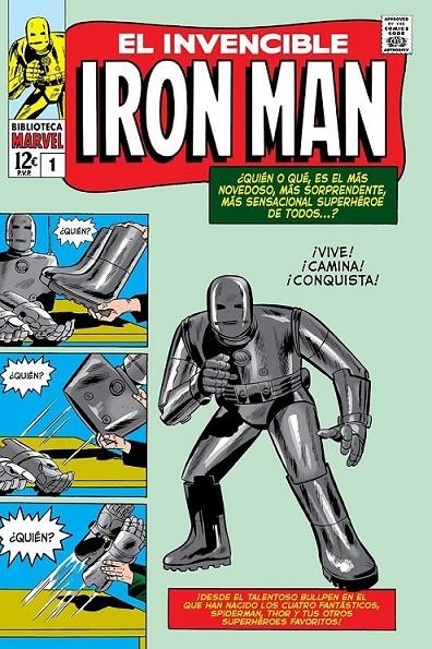 BIBLIOTECA MARVEL EL INVENCIBLE IRON MAN # 01 DE 1963 | 9788411502085 | STAN LEE - JACK KIRBY | Tienda de Cómics, Manga, Magic y Pokémon en Torrejón de Ardoz