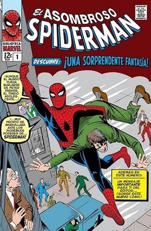 BIBLIOTECA MARVEL EL ASOMBROSO SPIDERMAN # 01 DE 1962 A 1963 | 9788411501590 | STAN LEE - JACK KIRBY - STEVE DITKO | Tienda de Cómics, Manga, Magic y Pokémon en Torrejón de Ardoz