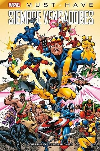 MARVEL MUST HAVE : SIEMPRE VENGADORES | 9788411018852 | KURT BUSIEK - CARLOS PACHECO - JESÚS MERINO | Tienda de Cómics, Manga, Magic y Pokémon en Torrejón de Ardoz