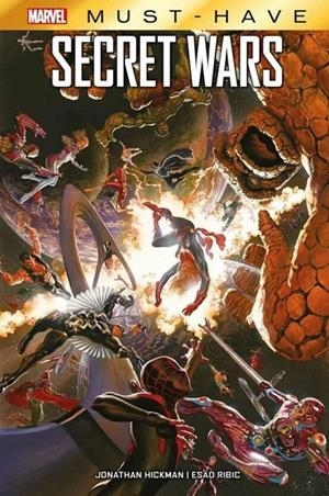 MARVEL MUST-HAVE. SECRET WARS | 9788411500609 | JONATHAN HICKMAN - ESAD RIBIC - PAUL RENAUD | Tienda de Cómics, Manga, Magic y Pokémon en Torrejón de Ardoz