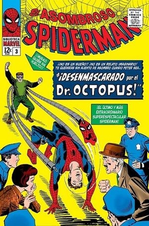 BIBLIOTECA MARVEL EL ASOMBROSO SPIDERMAN # 03 DE 1964 | 9788411503846 | STAN LEE - STEVE DITKO | Tienda de Cómics, Manga, Magic y Pokémon en Torrejón de Ardoz