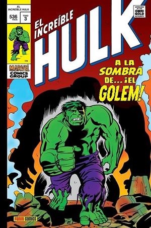 EL INCREIBLE HULK OMNIGOLD 03. A LA SOMBRA DE... ¡EL GOLEM! | 9788411506816 | STAN LEE - ROY THOMAS - HERB TRIMPE | Tienda de Cómics, Manga, Magic y Pokémon en Torrejón de Ardoz