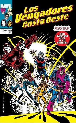 LOS VENGADORES COSTA OESTE MARVEL LIMITED EDITION # 01 | 9788418814488 | ROGER STERN - BOB HALL - STEVE ENGLEHART - AL MILGROM - RICHARD HOWELL - BOB HARRAS - BOB MCDONNELL | Tienda de Cómics, Manga, Magic y Pokémon en Torrejón de Ardoz