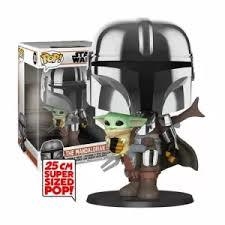 Funko POP! StarWars: Mandalorian - 10" Mandalorian w/ Child Vinyl Figure 25cm | 8896984993160 | Tienda de Cómics, Manga, Magic y Pokémon en Torrejón de Ardoz