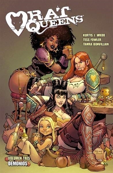 RAT QUEENS 3. DEMONIOS | 9788467930986 | KURTIS J. WIEBE - TESS FOWLER - TAMRA BONVILLAIN | Tienda de Cómics, Manga, Magic y Pokémon en Torrejón de Ardoz