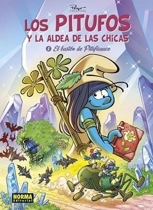 LOS PITUFOS Y LA ALDEA DE LAS CHICAS 5. EL BASTÓN DE PITUFISAUCE | 9788467952179 | ESTUDIO PEYO | Tienda de Cómics, Manga, Magic y Pokémon en Torrejón de Ardoz