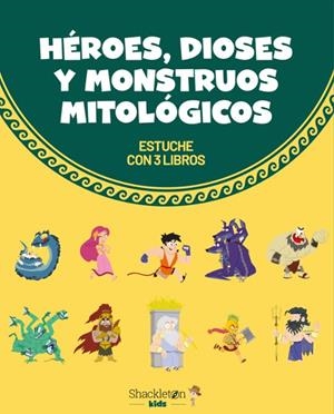 HÉROES, DIOSES Y MONSTRUOS MITOLÓGICOS. ESTUCHE CON TRES LIBROS | 9788413610092 | Gisela Baños - Víctor Sabaté | Tienda de Cómics, Manga, Magic y Pokémon en Torrejón de Ardoz