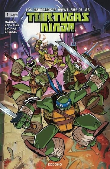 LAS ASOMBROSAS AVENTURAS DE LAS TORTUGAS NINJA 1 | 9788419586674 | LANDRY Q. WALKER | Tienda de Cómics, Manga, Magic y Pokémon en Torrejón de Ardoz