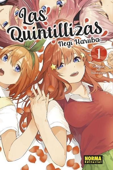 LAS QUINTILLIZAS 01 | 9788467941067 | NEGI HARUBA | Tienda de Cómics, Manga, Magic y Pokémon en Torrejón de Ardoz