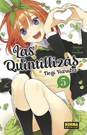 LAS QUINTILLIZAS 05 | 9788467941777 | NEGI HARUBA | Tienda de Cómics, Manga, Magic y Pokémon en Torrejón de Ardoz