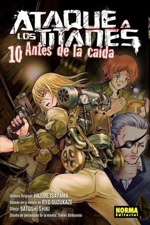 ATAQUE A LOS TITANES. ANTES DE LA CAIDA 10 | 9788467931709 | HAJIME ISAYAMA - SATOSHI SHIKI - RYO SUZUKAZE - SHIBAMOTO | Tienda de Cómics, Manga, Magic y Pokémon en Torrejón de Ardoz
