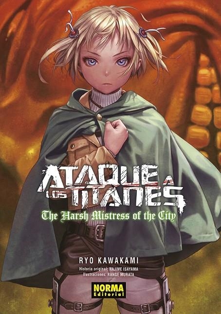 ATAQUE A LOS TITANES: THE HARSH MISTRESS OF THE CITY, NOVELA | 9788467962574 | HAJIME ISAYAMA - RYO KAWAKAMI - RANGE MURATA | Tienda de Cómics, Manga, Magic y Pokémon en Torrejón de Ardoz