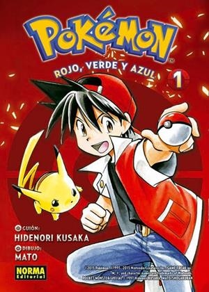 POKÉMON 01. ROJO, VERDE Y AZUL NUEVA EDICIÓN | 9788467964974 | HIDENORI KUSAKA - MATO | Tienda de Cómics, Manga, Magic y Pokémon en Torrejón de Ardoz