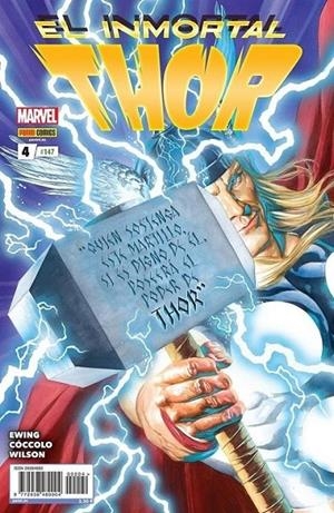 EL INMORTAL THOR 04 #147 | 977293848900400004 | MARTÍN CÓCCOLO - AL EWING | Tienda de Cómics, Manga, Magic y Pokémon en Torrejón de Ardoz