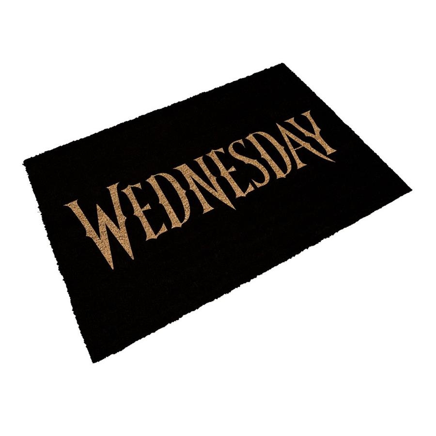 FELPUDO 60X40 CM LOGO WEDNESDAY | 8435450259661 | Tienda de Cómics, Manga, Magic y Pokémon en Torrejón de Ardoz
