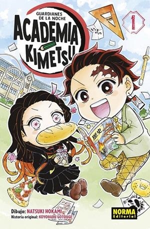GUARDIANES DE LA NOCHE, ACADEMIA KIMETSU 01 | 9788467969160 | KOYOHARU GOTOUGE | Tienda de Cómics, Manga, Magic y Pokémon en Torrejón de Ardoz