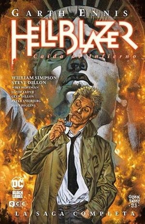 HELLBLAZER, CAÍDA AL INFIERNO LA SAGA COMPLETA | 9788410429086 | DAVID LLOYD -GARTH ENNIS | Tienda de Cómics, Manga, Magic y Pokémon en Torrejón de Ardoz