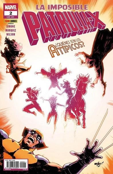 IMPOSIBLE PATRULLA-X 02 #160 | 977301664800900002 | DAVID MARQUEZ - GAIL SIMONE | Tienda de Cómics, Manga, Magic y Pokémon en Torrejón de Ardoz