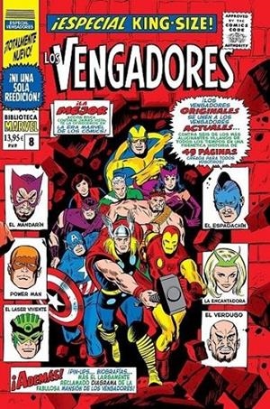 BIBLIOTECA MARVEL LOS VENGADORES # 08 DE 1967 | 9788410516526 | ROY THOMAS - JOHN BUSCEMA - DON HECK | Tienda de Cómics, Manga, Magic y Pokémon en Torrejón de Ardoz