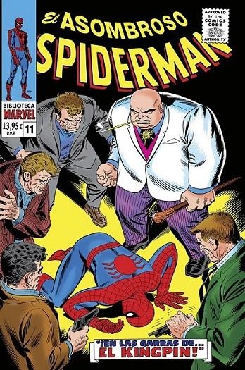 BIBLIOTECA MARVEL EL ASOMBROSO SPIDERMAN # 11 DE 1967 | 9788410516519 | JOHN ROMITA SR - STAN LEE | Tienda de Cómics, Manga, Magic y Pokémon en Torrejón de Ardoz