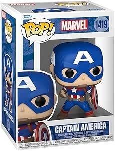 Funko Pop! Vinyl New Classics Captain america - Marvel 1419 | 889698824972 | Tienda de Cómics, Manga, Magic y Pokémon en Torrejón de Ardoz