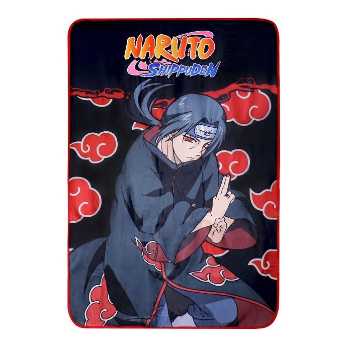 ITACHI MANTA POLAR 100X150CM NARUTO | 8435450256714 | Tienda de Cómics, Manga, Magic y Pokémon en Torrejón de Ardoz