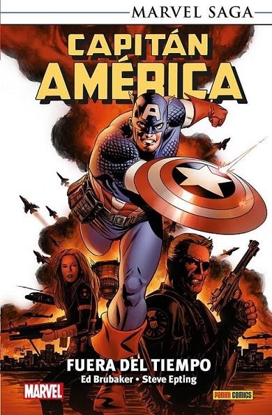 MARVEL SAGA TPB. CAPITAN AMERICA 01 FUERA DEL TIEMPO | 9788410517608 | ED BRUBAKER - JOHN PAUL LEON - STEVE EPTING | Tienda de Cómics, Manga, Magic y Pokémon en Torrejón de Ardoz