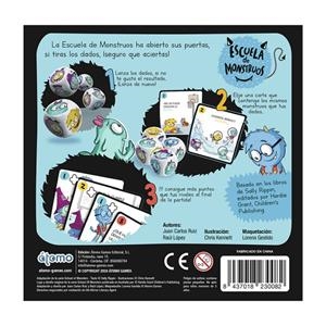 JUEGO DE MESA ESCUELA DE MONSTRUOS | 8437018230082 | Tienda de Cómics, Manga, Magic y Pokémon en Torrejón de Ardoz