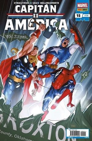 CAPITÁN AMÉRICA 15 #170 | 977293851900800015 | JESÚS SAIZ - J. MICHAEL STRACZYNSKI | Tienda de Cómics, Manga, Magic y Pokémon en Torrejón de Ardoz