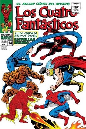 BIBLIOTECA MARVEL LOS 4 FANTÁSTICOS # 14 DE 1967 A 1968 | 9788410518278 | STAN LEE - JACK KIRBY | Tienda de Cómics, Manga, Magic y Pokémon en Torrejón de Ardoz
