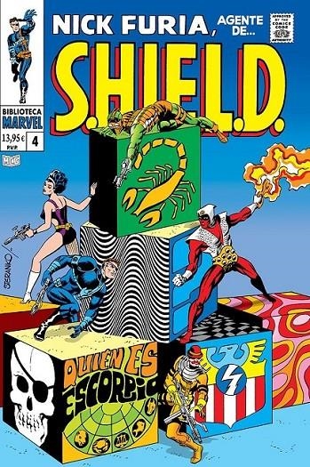 BIBLIOTECA MARVEL NICK FURIA, AGENTE DE S.H.I.E.L.D. # 04 DE 1968 | 9788410518261 | JIM STERANKO | Tienda de Cómics, Manga, Magic y Pokémon en Torrejón de Ardoz