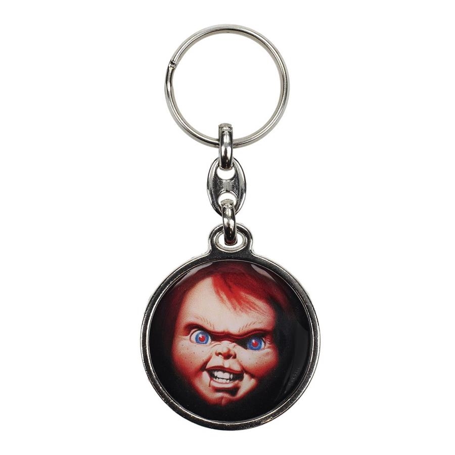 CHUCKY LLAVERO REDONDO METAL CHUCKY | 8435450264825 | Tienda de Cómics, Manga, Magic y Pokémon en Torrejón de Ardoz