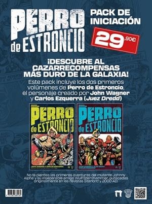 PACK DE INICIACIÓN PERRO DE ESTRONCIO VOLUMEN 1 AL 2 | 9791387689162 | CARLOS EZQUERRA - JOHN WAGNER - BRENDAN MCCARTHY - IAN GIBSON | Tienda de Cómics, Manga, Magic y Pokémon en Torrejón de Ardoz