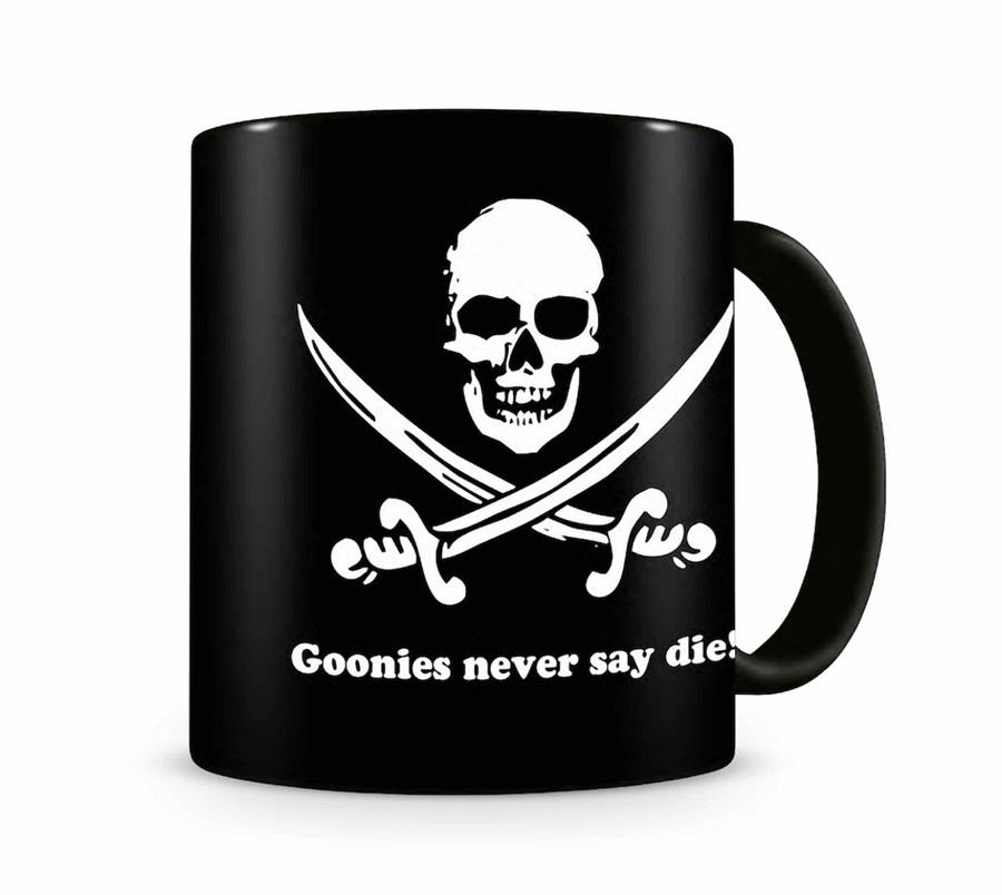 NEVER SAY DIE TAZA CERAMICA THE GOONIES | 8436535277907 | Tienda de Cómics, Manga, Magic y Pokémon en Torrejón de Ardoz