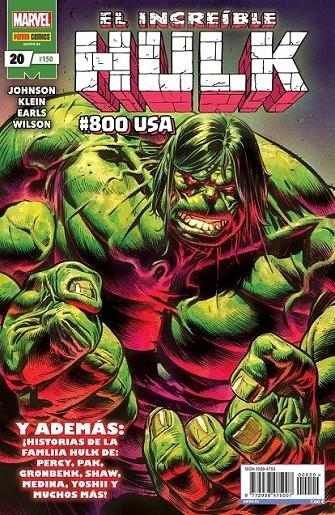 EL INCREÍBLE HULK 20 (150) | 977293847500700020 | NIC KLEIN - PHILIP KENNEDY JOHNSON - DANNY EARLS | Tienda de Cómics, Manga, Magic y Pokémon en Torrejón de Ardoz