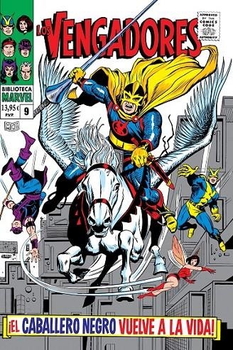 BIBLIOTECA MARVEL LOS VENGADORES # 09 DE 1967 A 1968 | 9788410519237 | ROY THOMAS - JOHN BUSCEMA - GEORGE TUSKA | Tienda de Cómics, Manga, Magic y Pokémon en Torrejón de Ardoz