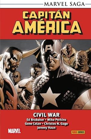 MARVEL SAGA TPB. CAPITÁN AMÉRICA 04 CIVIL WAR | 9788410519565 | MIKE PERKINS - ED BRUBAKER - LEE WEEKS - GENE COLAN | Tienda de Cómics, Manga, Magic y Pokémon en Torrejón de Ardoz