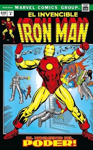 EL INVENCIBLE IRON MAN OMNIGOLD # 04 ¡EL NACIMIENTO DEL PODER! | 9788410519954 | ROY THOMAS - MIKE FRIEDRICH - GERRY CONWAY - BARRY SMITH | Tienda de Cómics, Manga, Magic y Pokémon en Torrejón de Ardoz